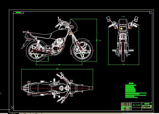 机械师的摩托车图纸